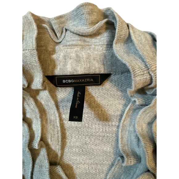 BCBG MaxAzria 100% Wool Ruffle Cardigan Blazer – Women’s XS - Picture 5 of 10